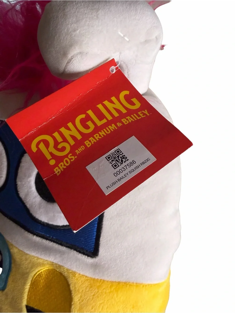 Ringling Bros Bailey 16” Plush Circus Character Soft Squish Toy